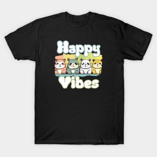 Hamster Happy Vibes T-Shirt